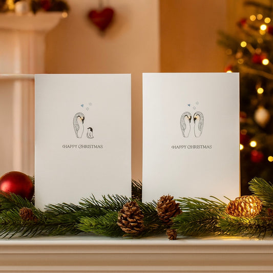 Penguin Christmas Card Set