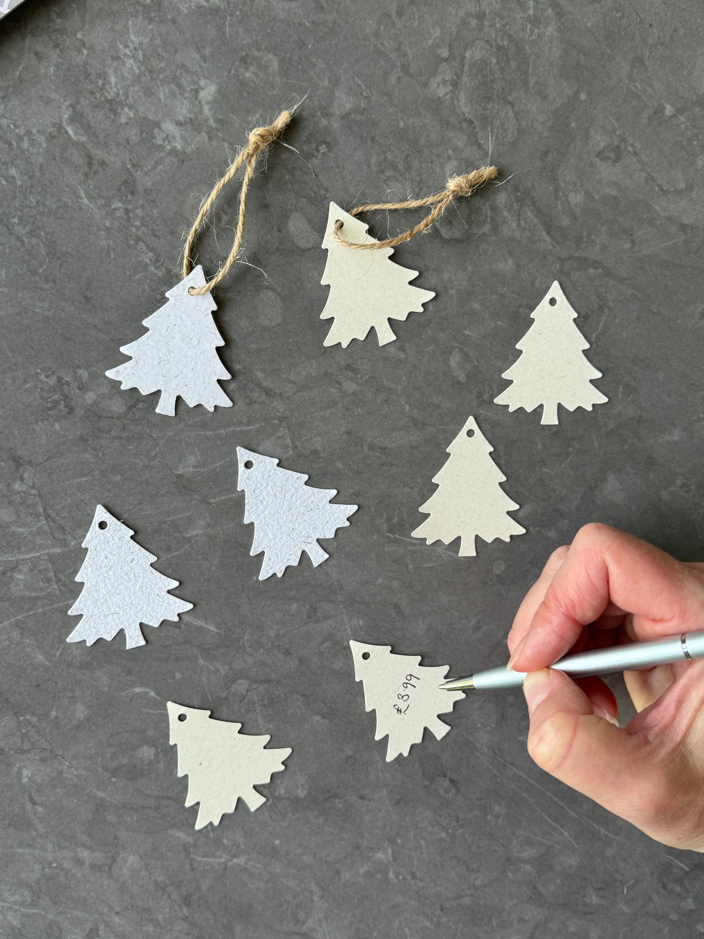 20 Tiny Christmas Tree Tags