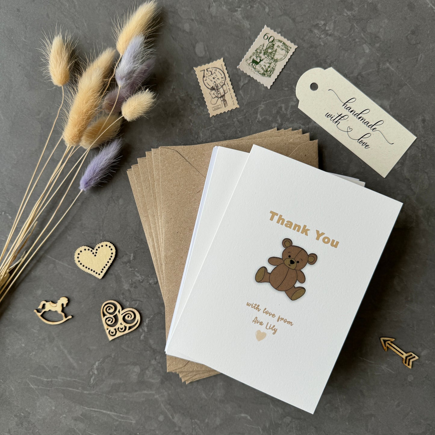 Personalised Thank You Cards for Baby Shower