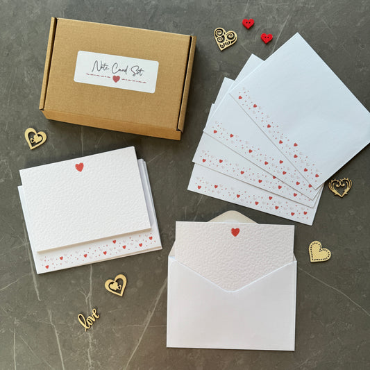 Love Heart Note Cards