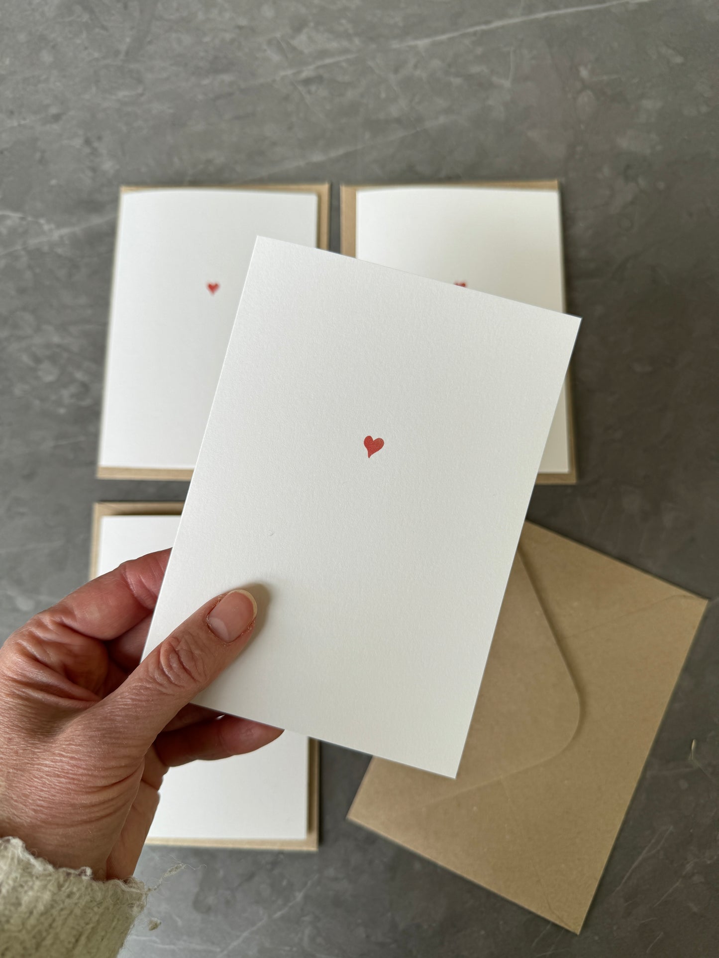 Tiny Love Heart Greeting Card