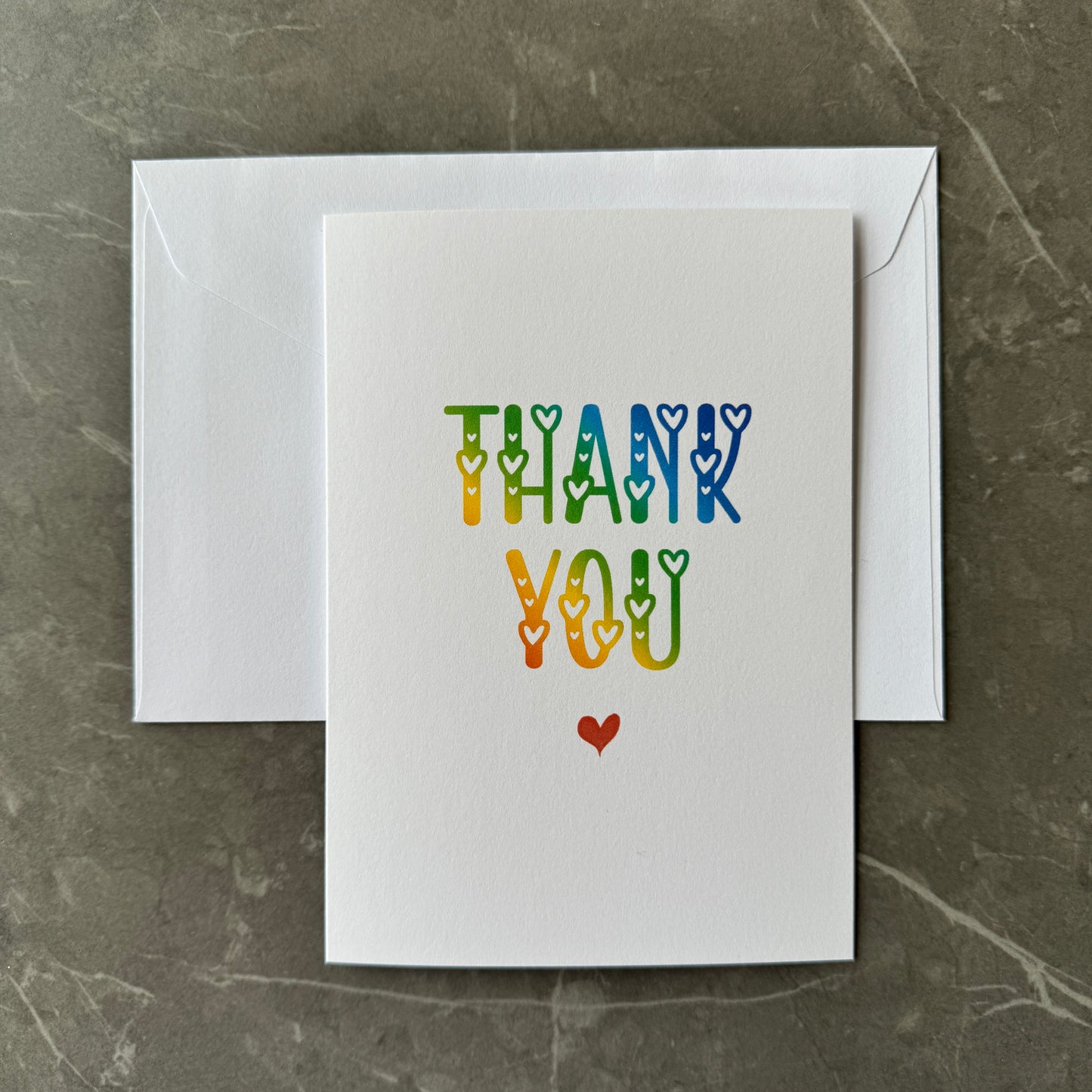 Rainbow Thank You Note Card Set