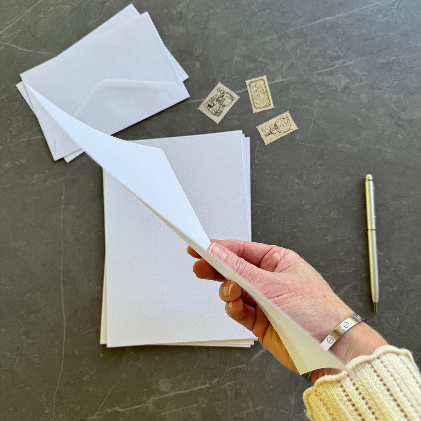 Luxury Textured Writing Paper, continuation sheets