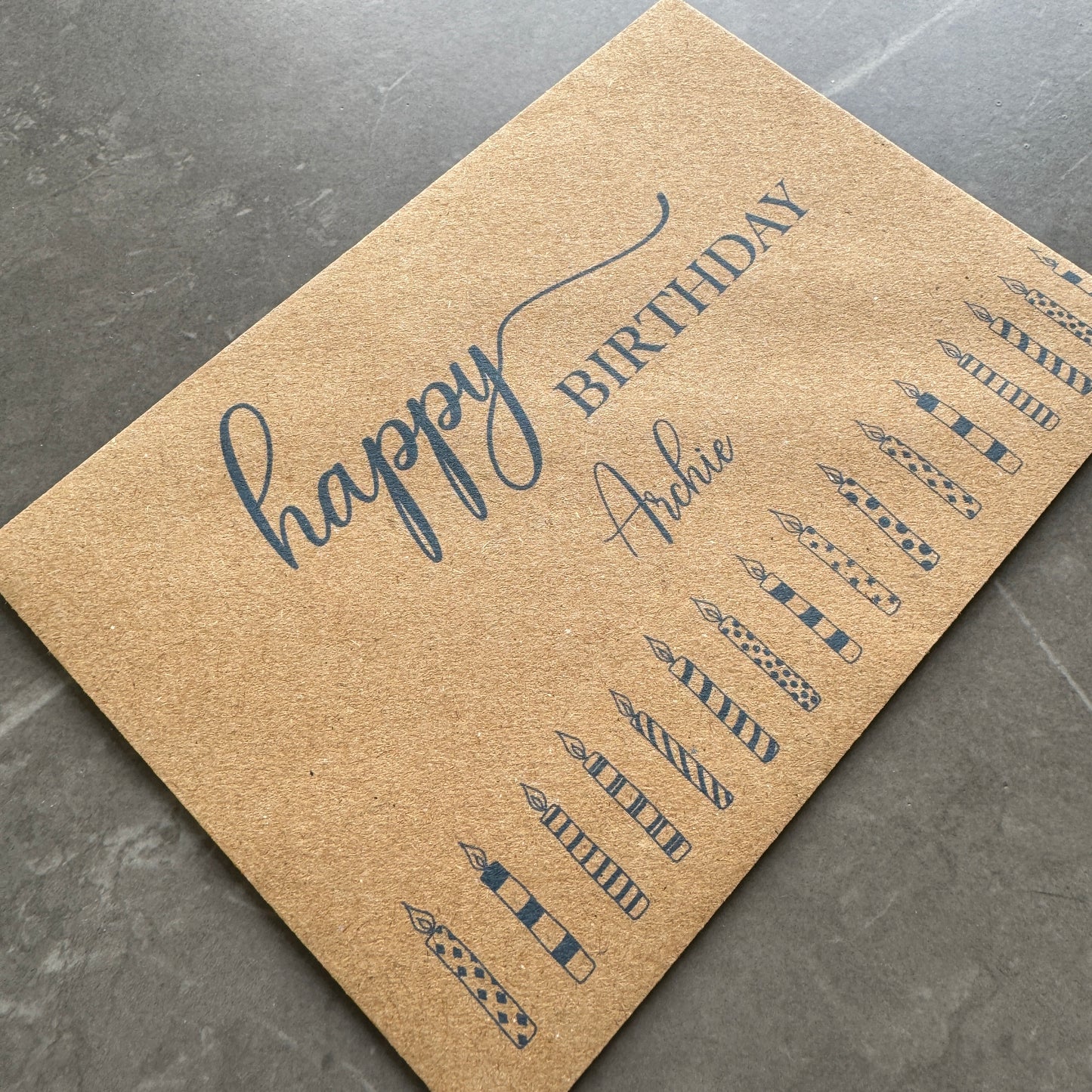 Personalised Birthday Money Envelope