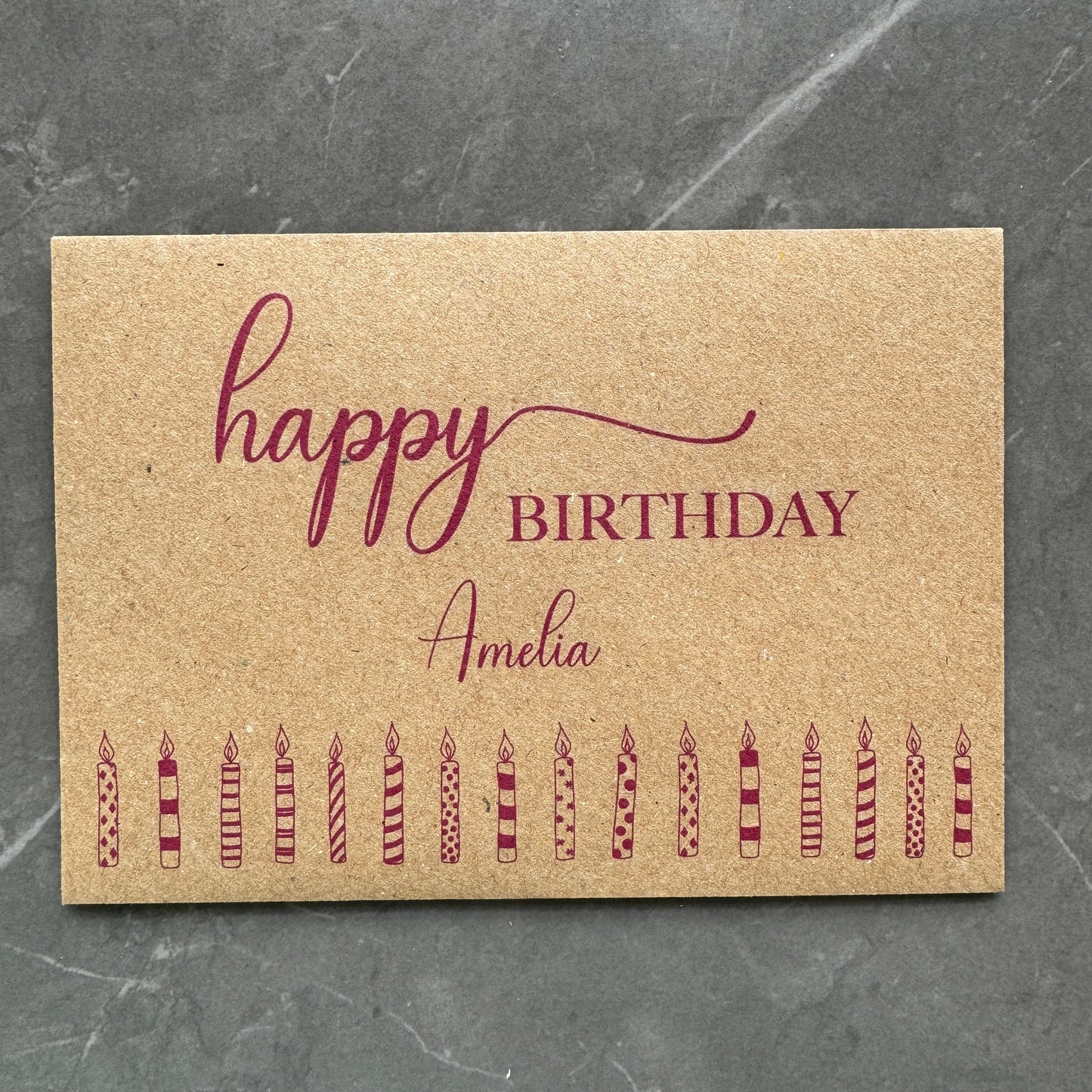 Personalised Birthday Money Envelope