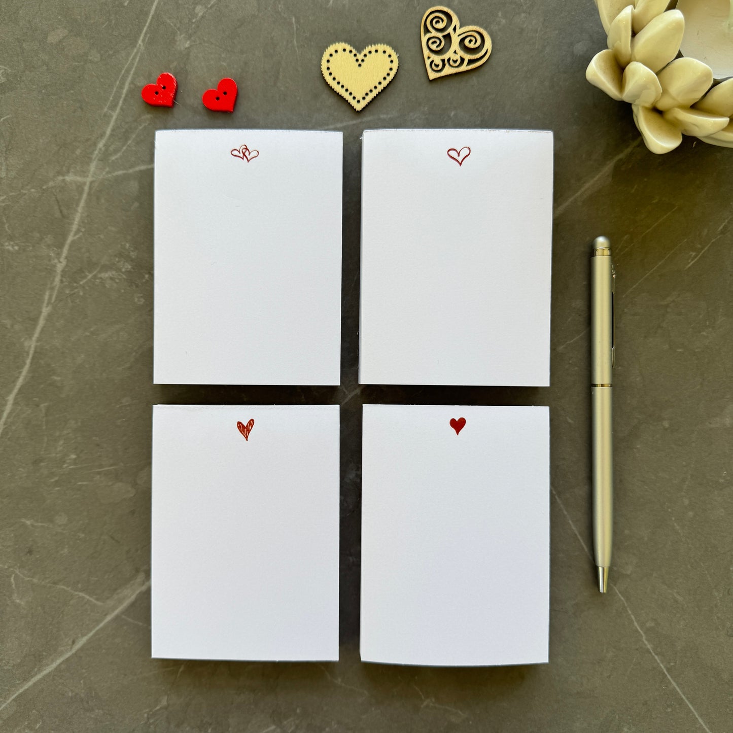 Tiny Love Heart Note Pads