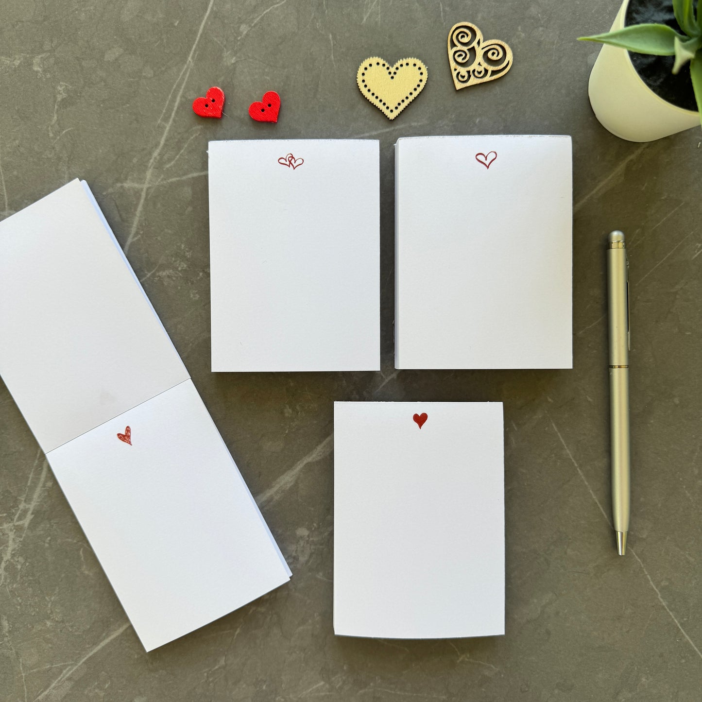 Tiny Love Heart Note Pads