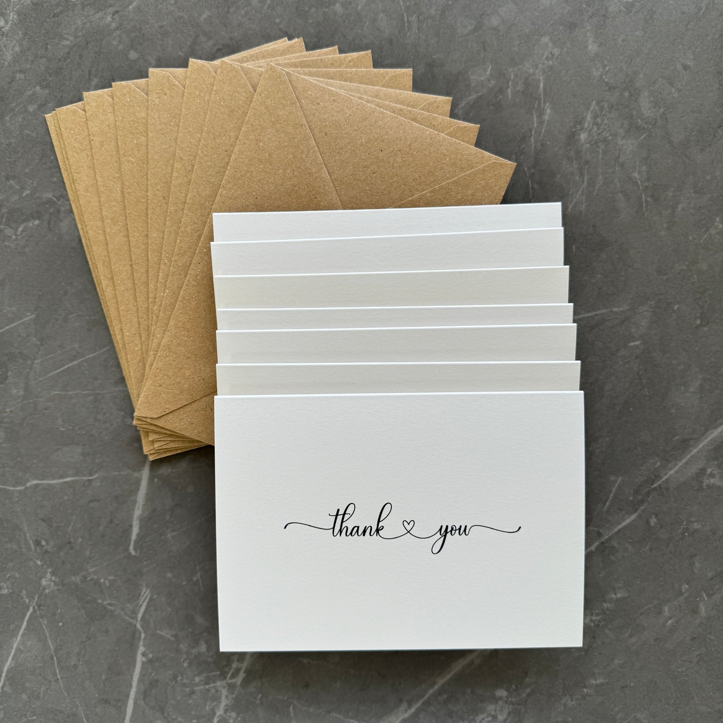 Minimalist Thank You Note Cards