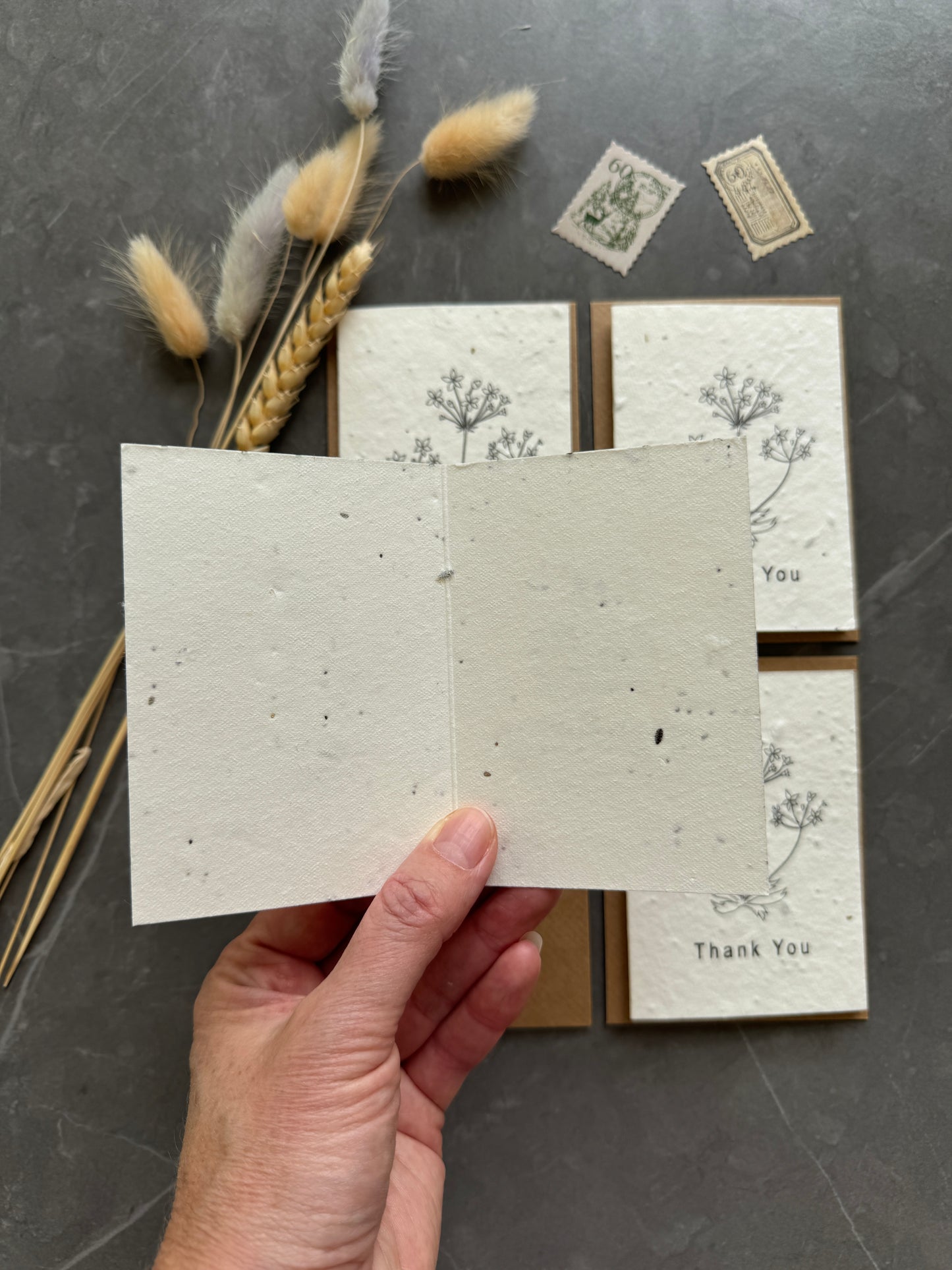 Small Plantable Thank You Cards