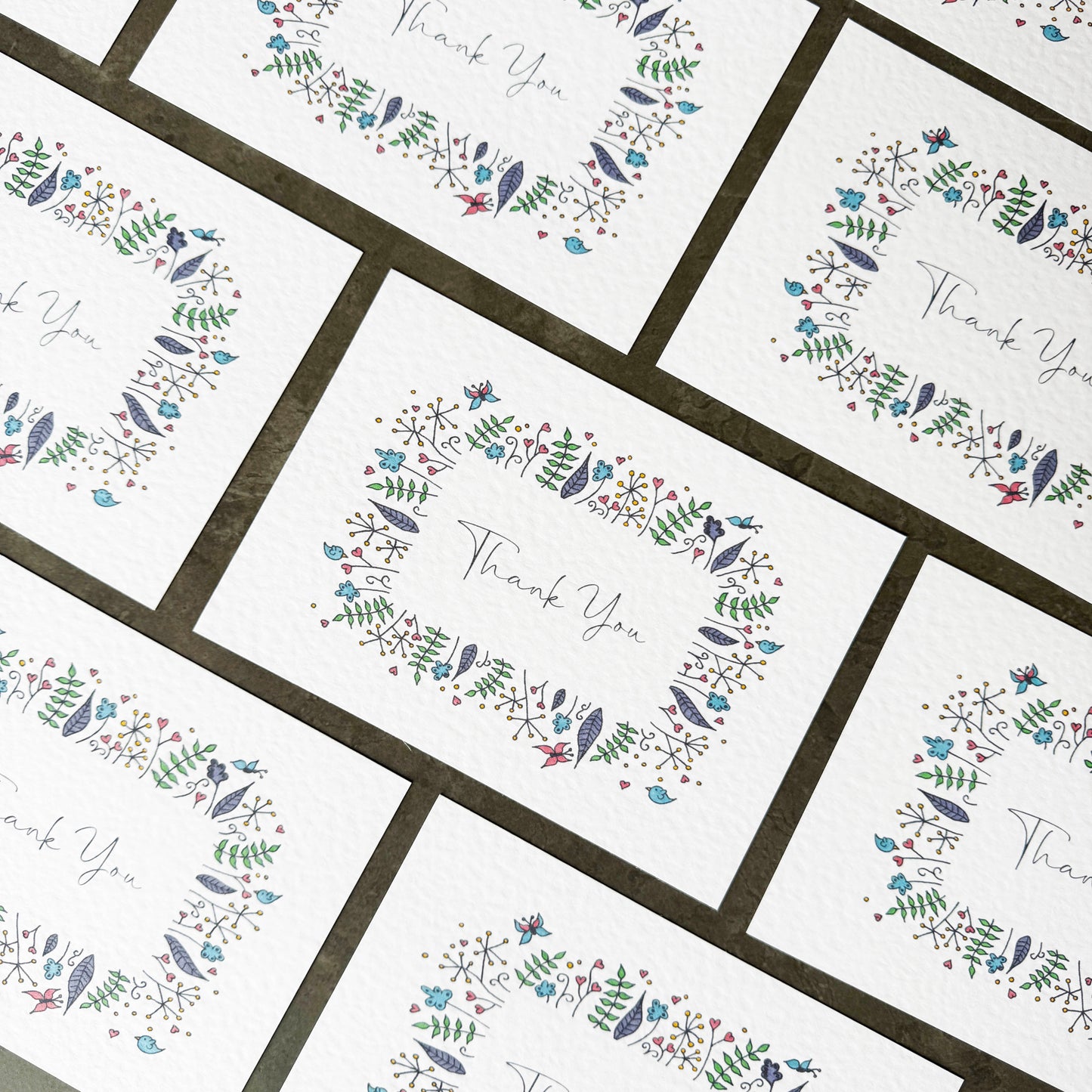 Pretty floral Note Cards