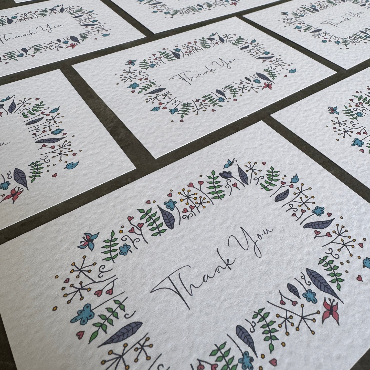 Pretty floral Note Cards