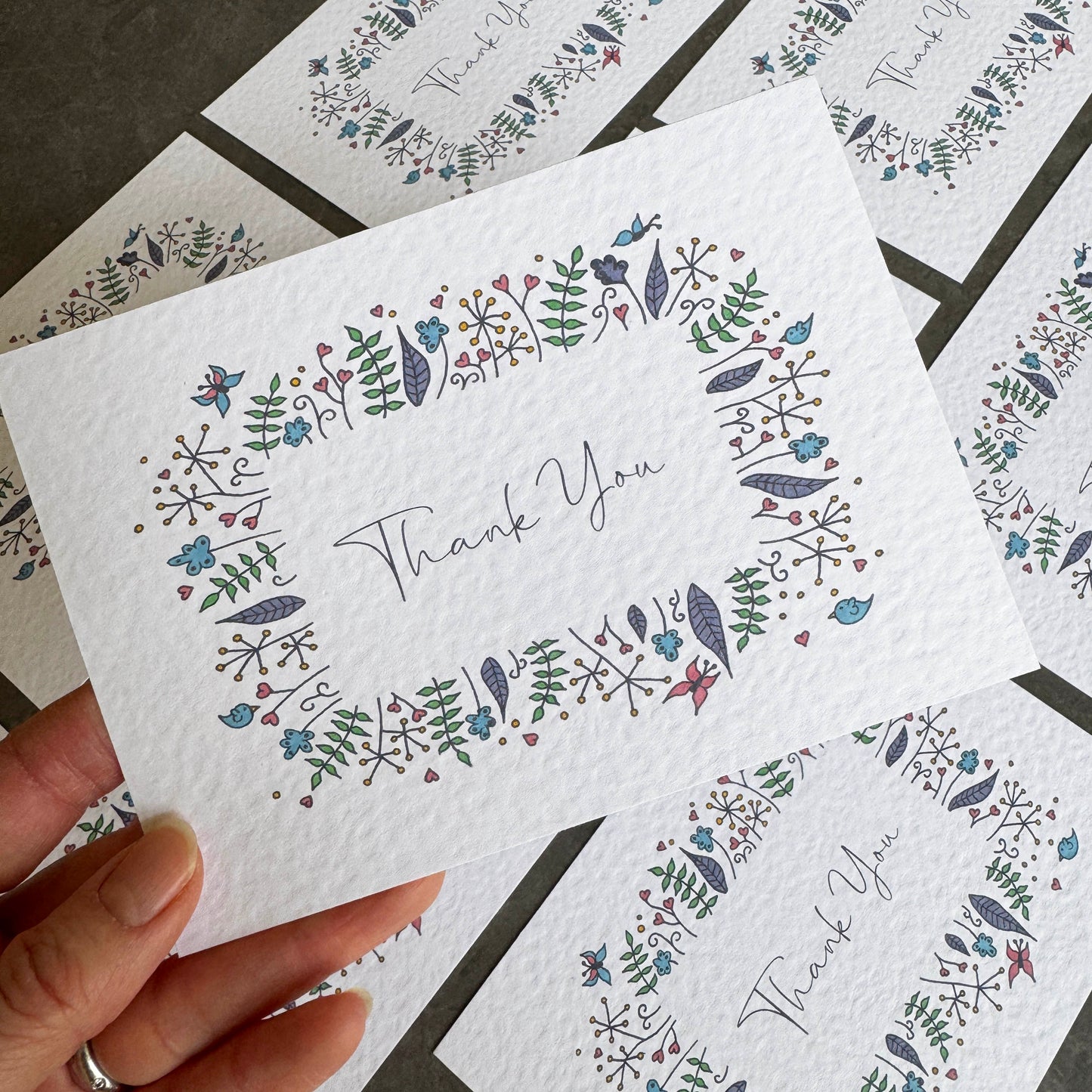 Pretty floral Note Cards