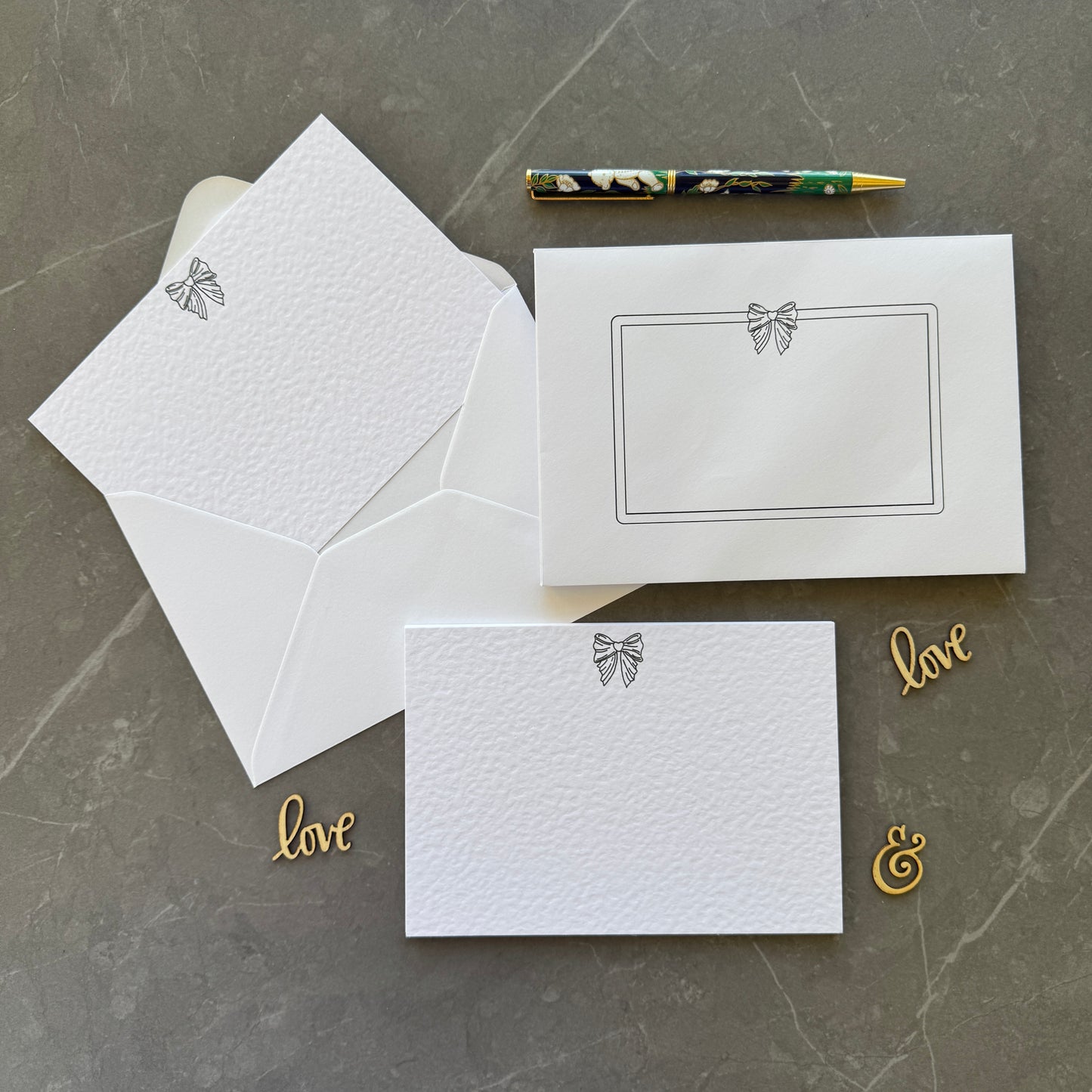 Coquette Bow Note Cards