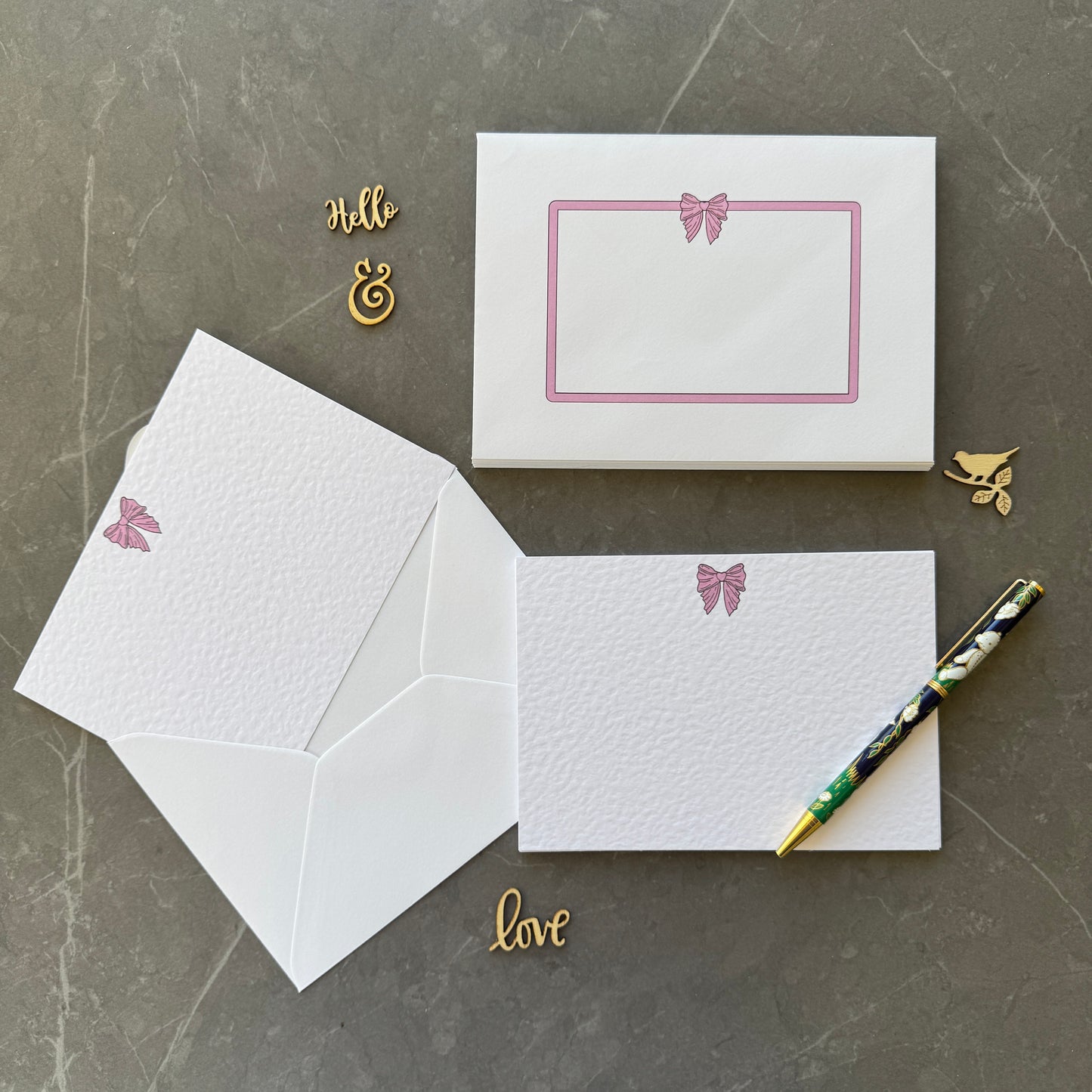 Coquette Bow Note Cards