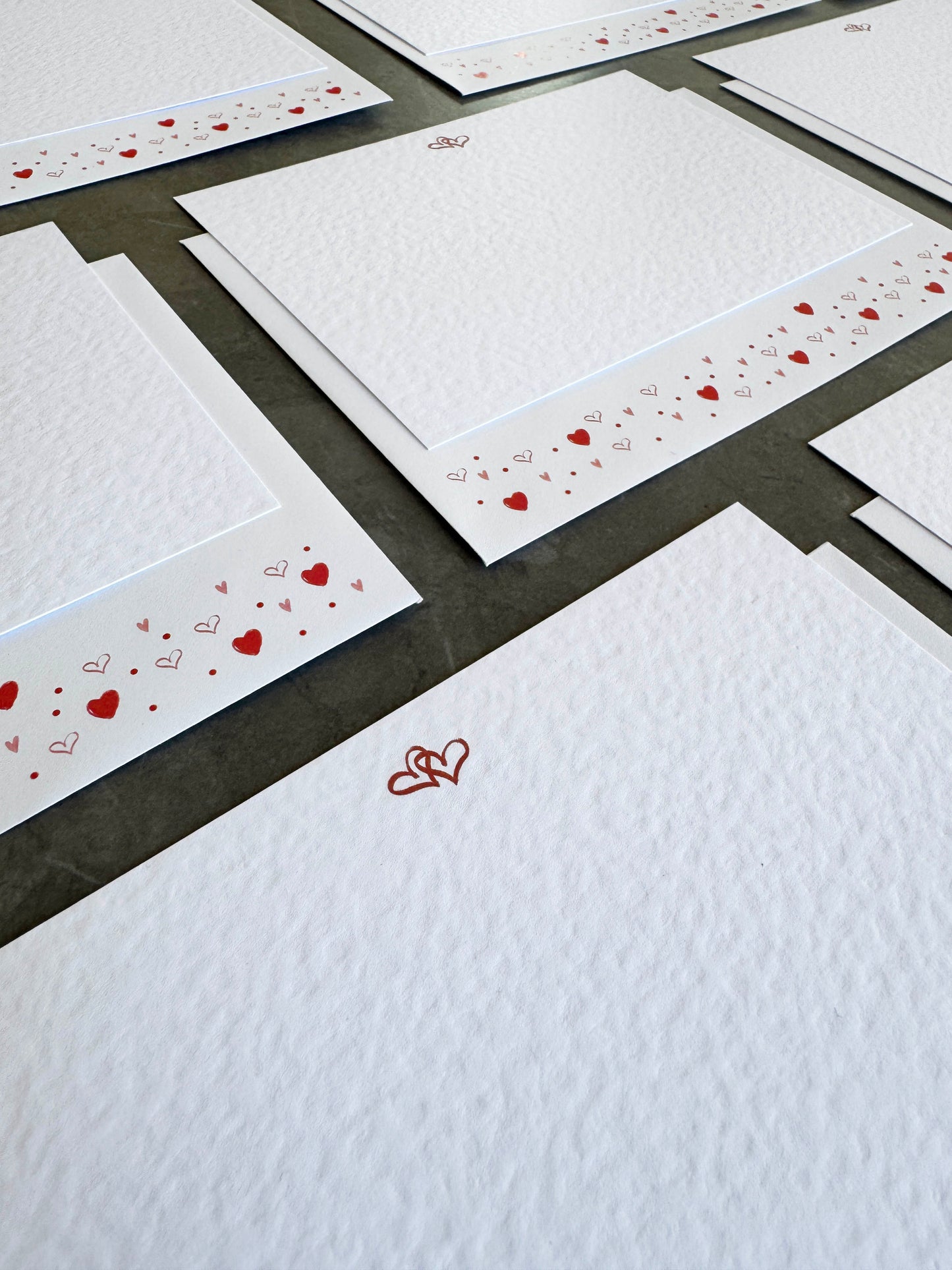 Linked Hearts Note Cards