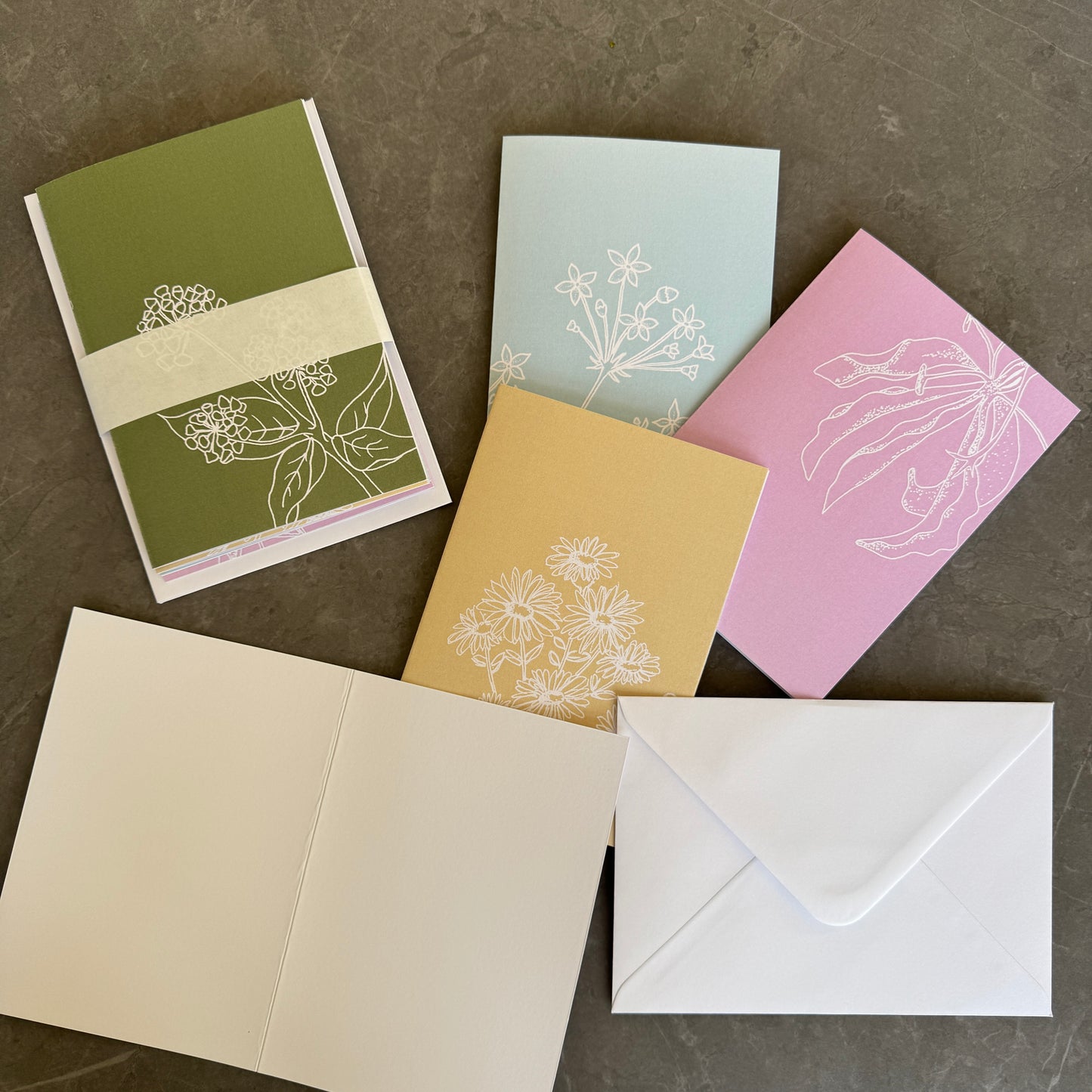 Floral Whisper Notecards