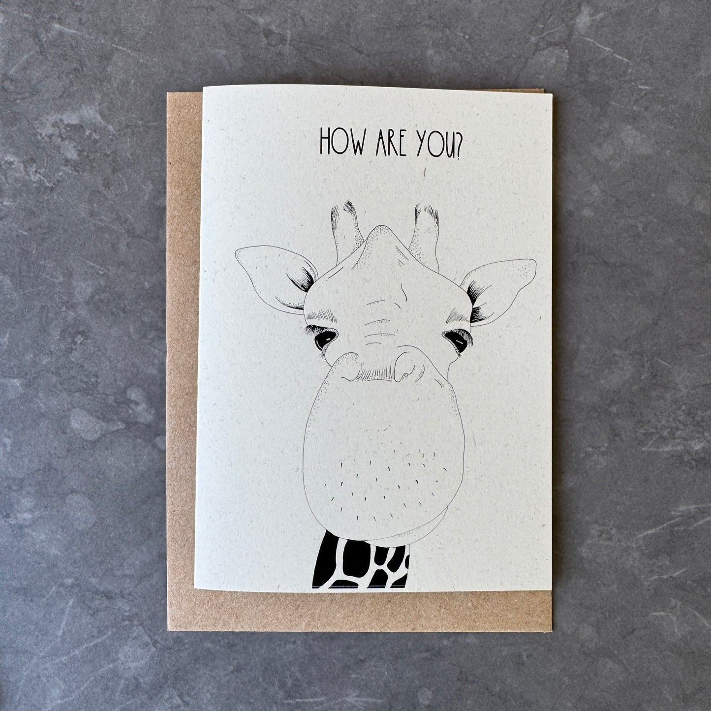 Quirky Giraffe Note Cards