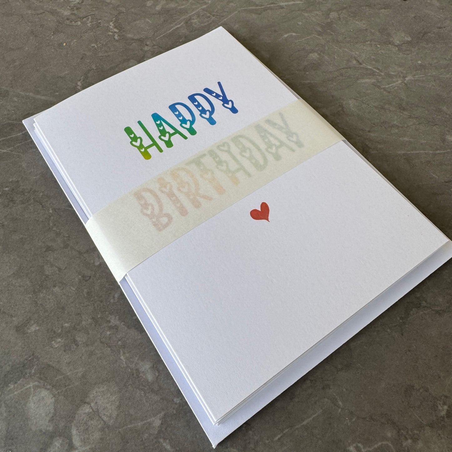 Pack of Rainbow Birthday Cards