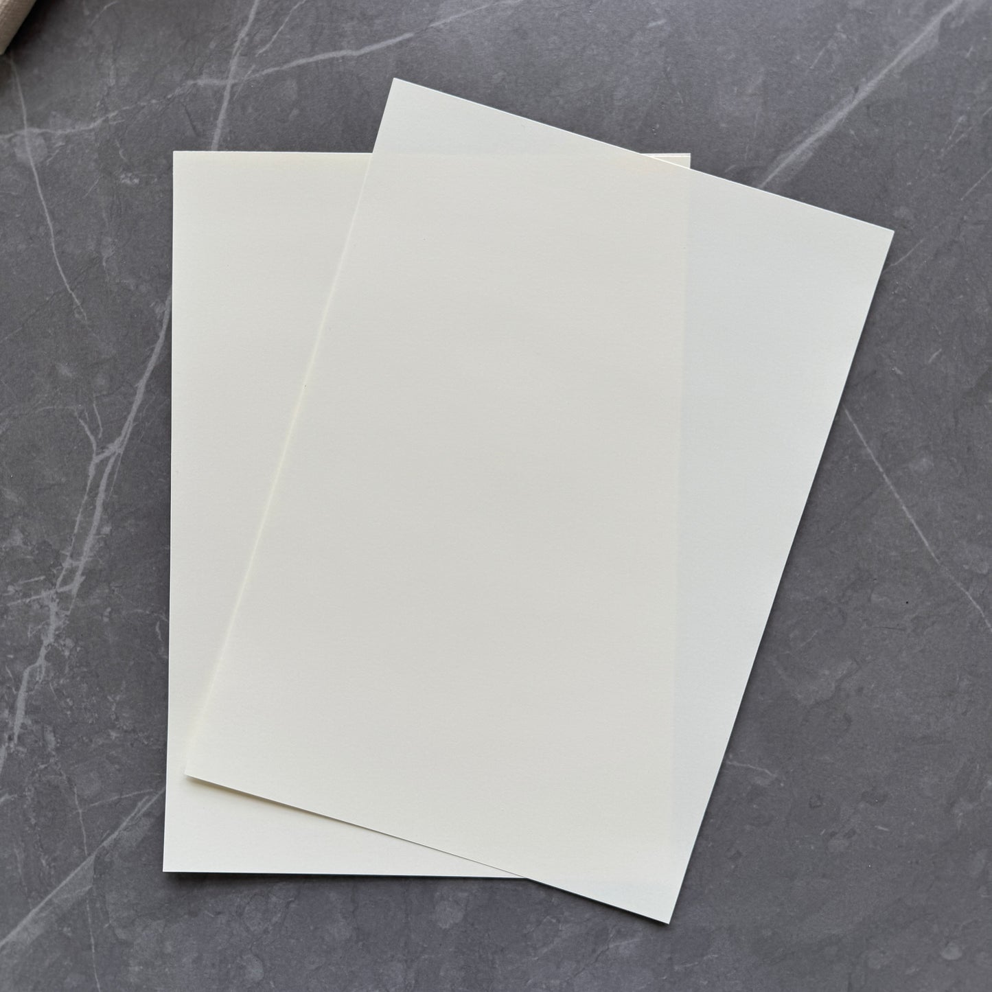 Luxury Ivory Silk Writing Paper