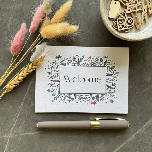 Welcome Note Cards