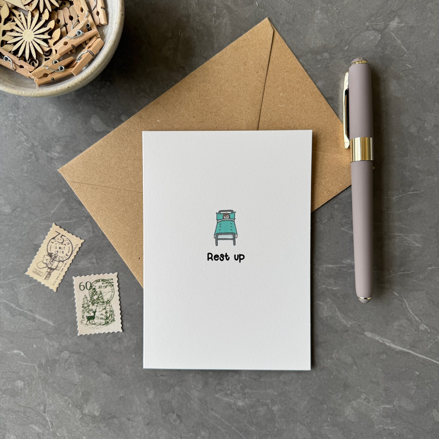 Rest Up Greeting Card