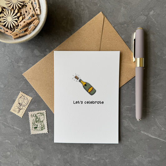 Let's Celebrate Greeting Card