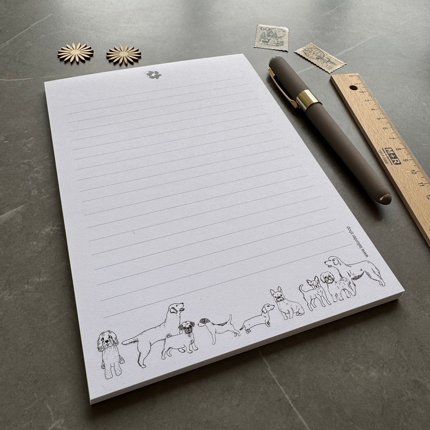 A5 Dog Notepad