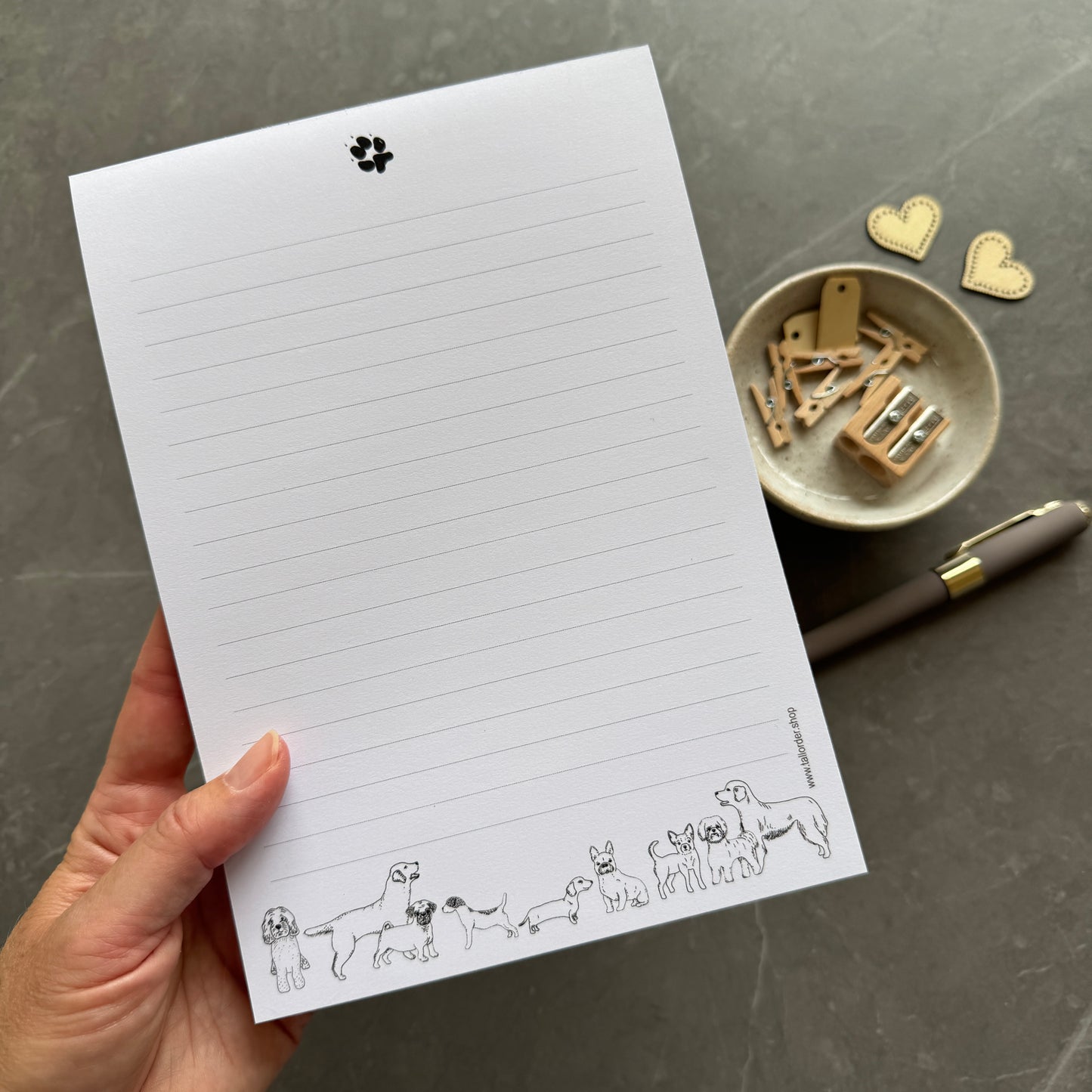 A5 Dog Notepad
