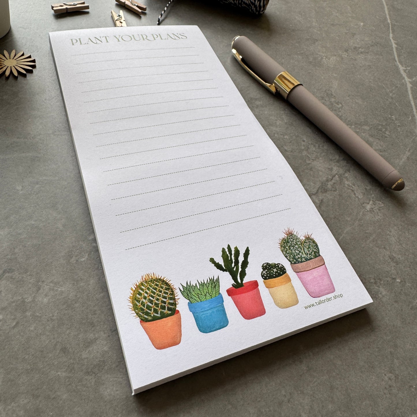 Plant List Pad