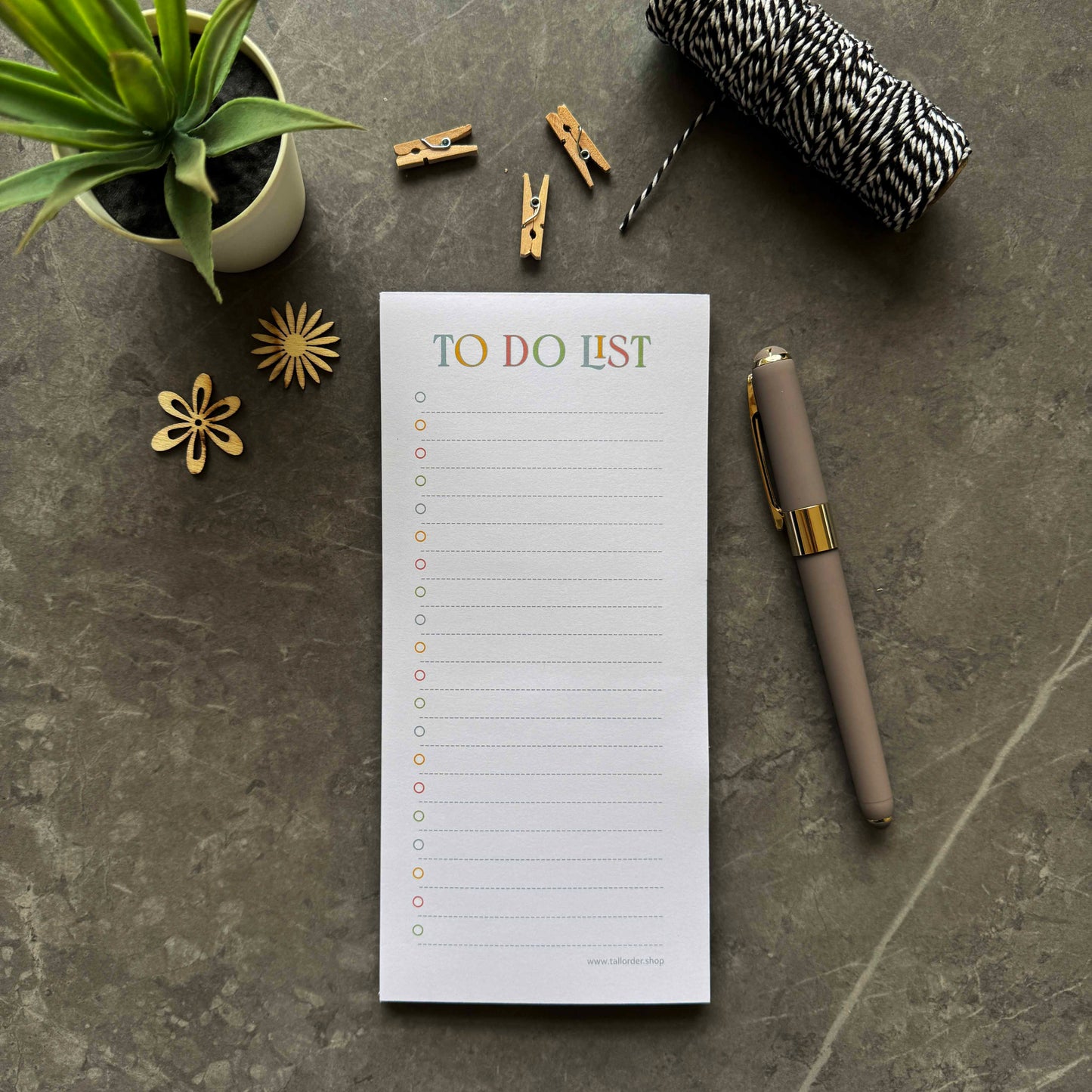 Pastel To Do List Pad