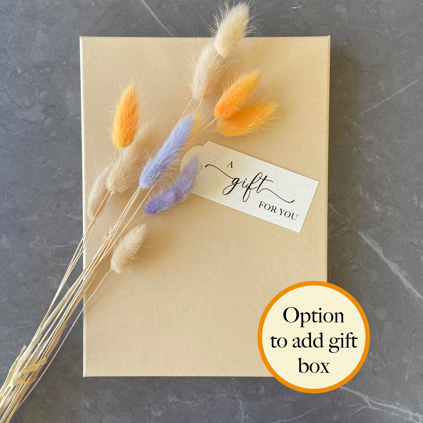 Floral note books in Orange