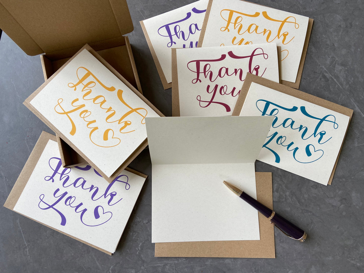 Thank You Note Card Set