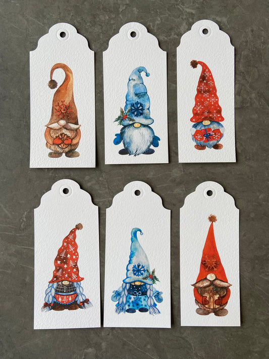 Large Christmas Gonk Gift Tags