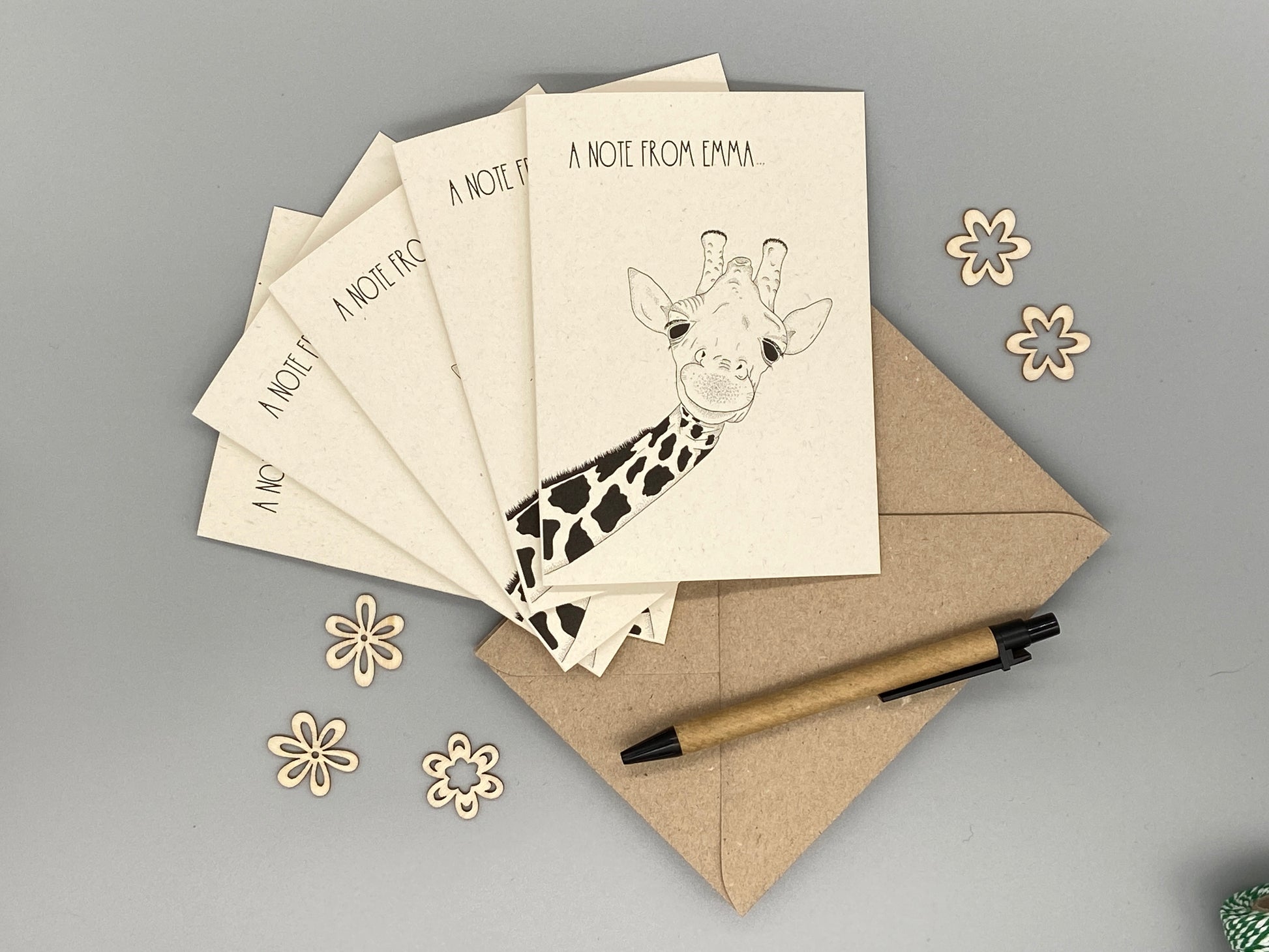 Giraffe Cards