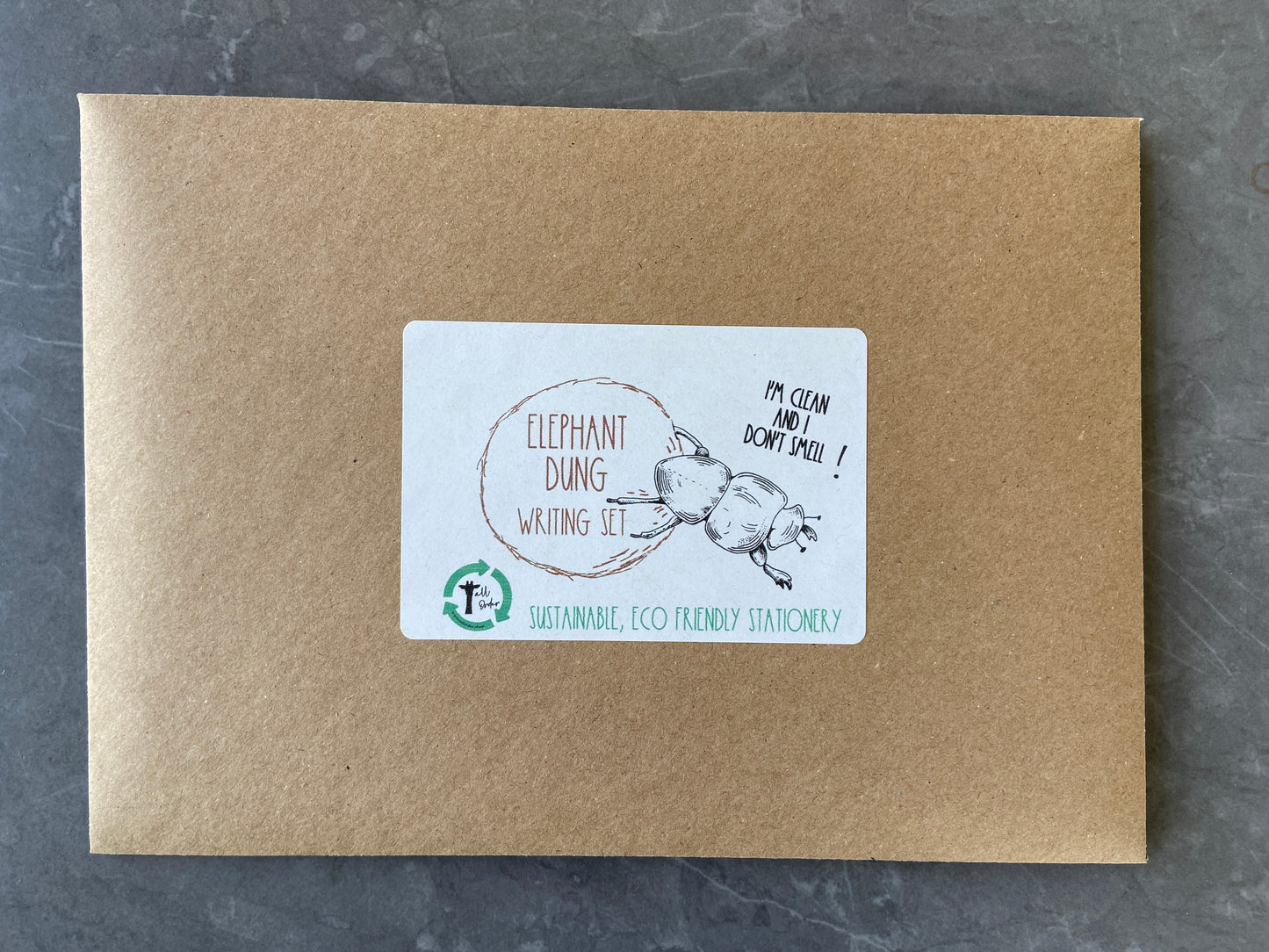 Organic Elephant Writing Paper Set