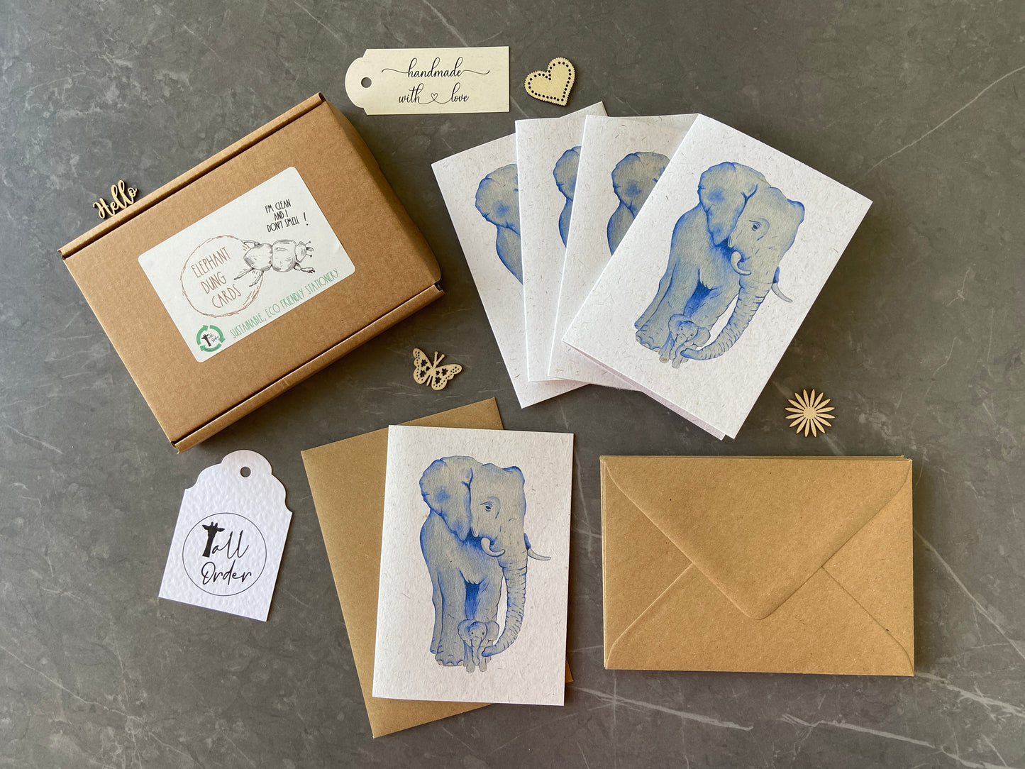 Elephant Dung Note Cards