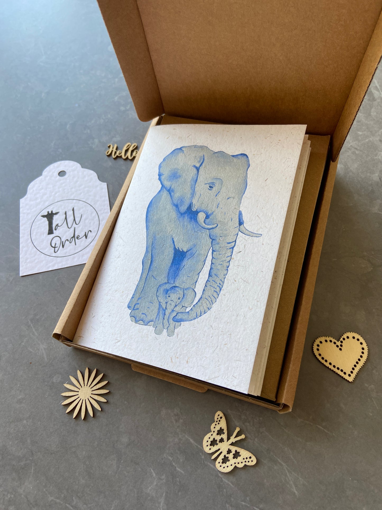 Elephant Dung Note Cards