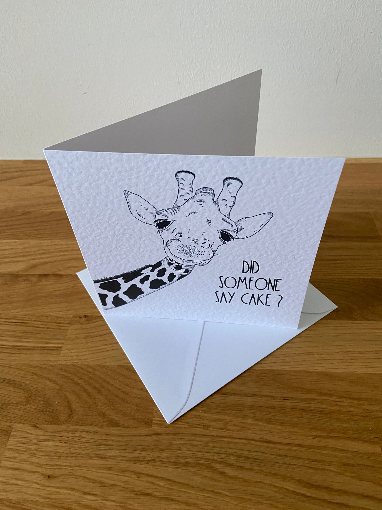 Giraffe Birthday Card