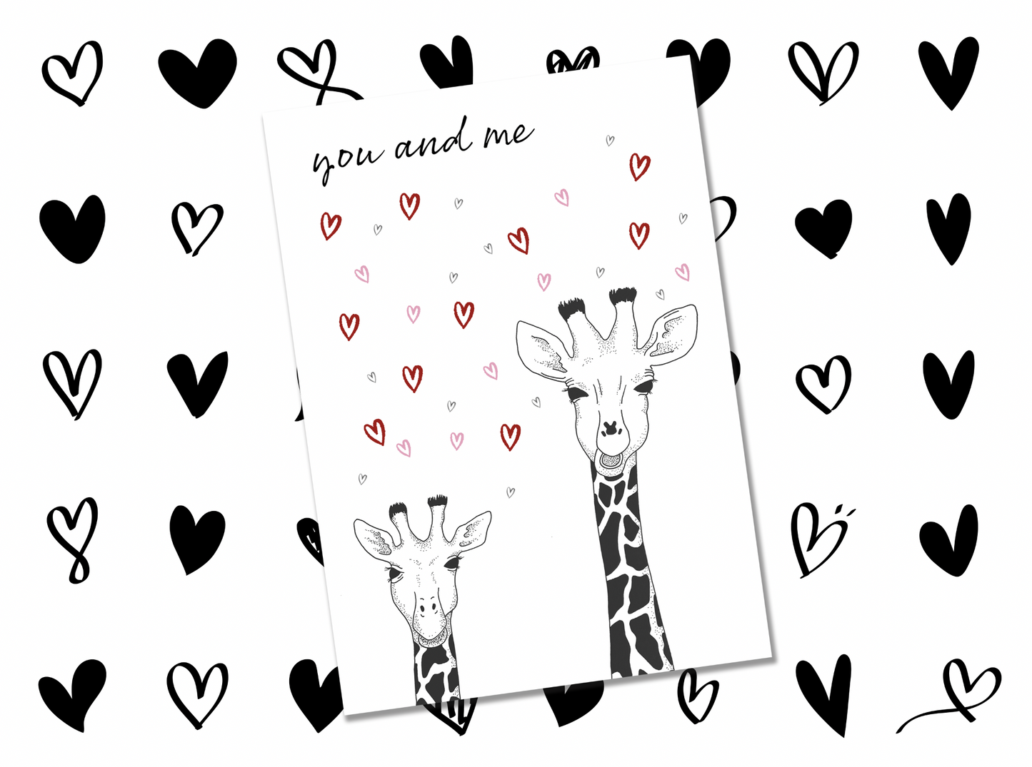 You and Me Valentine's Card