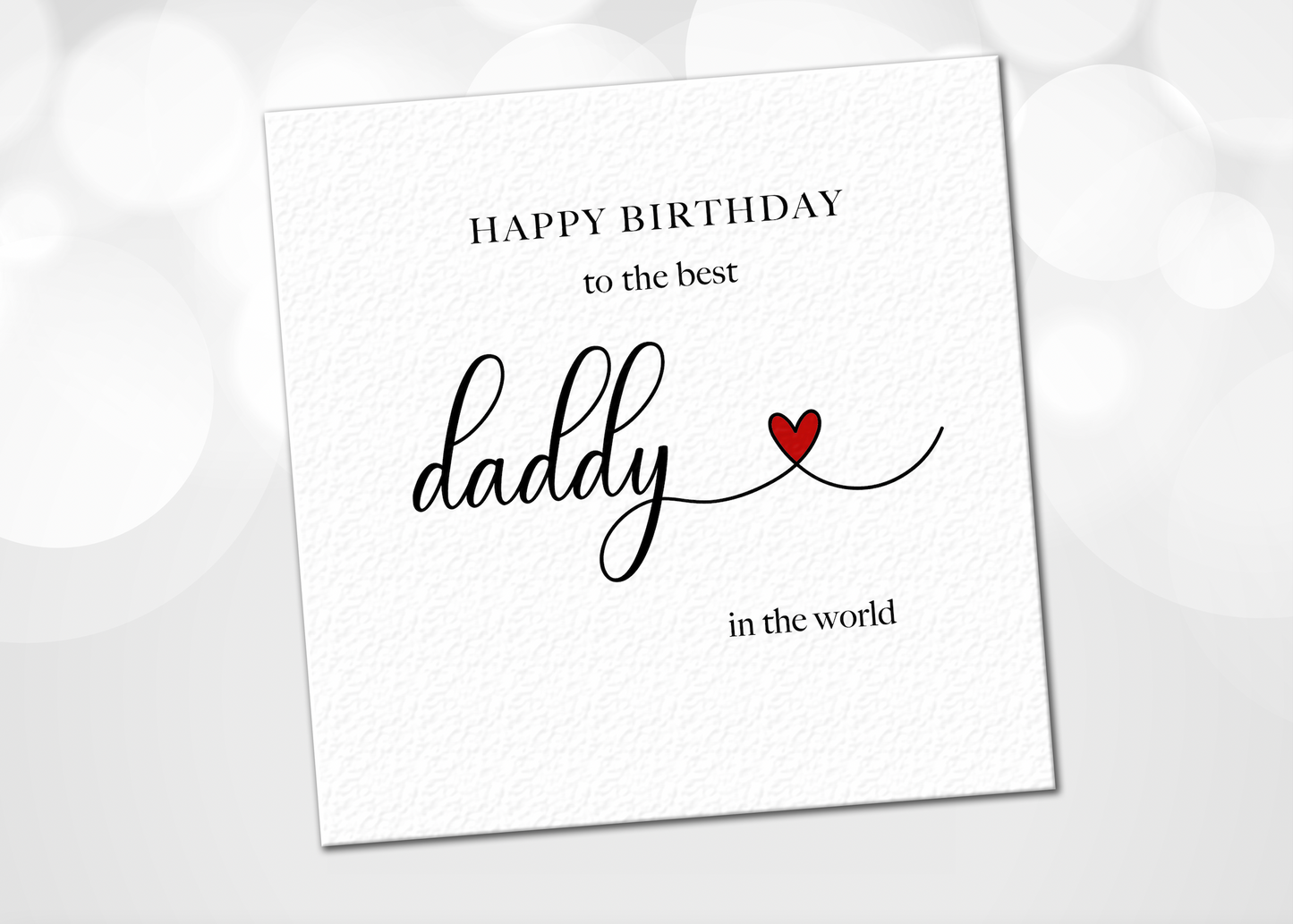 Daddy Birthday Card