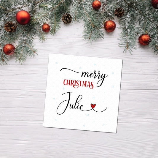 Personalised Christmas Card