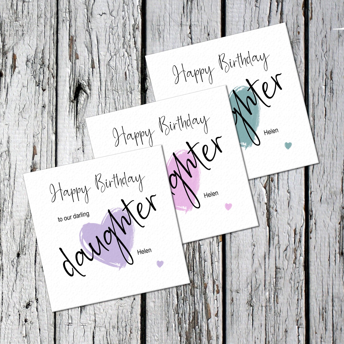 Personalised Daughter Birthday Card