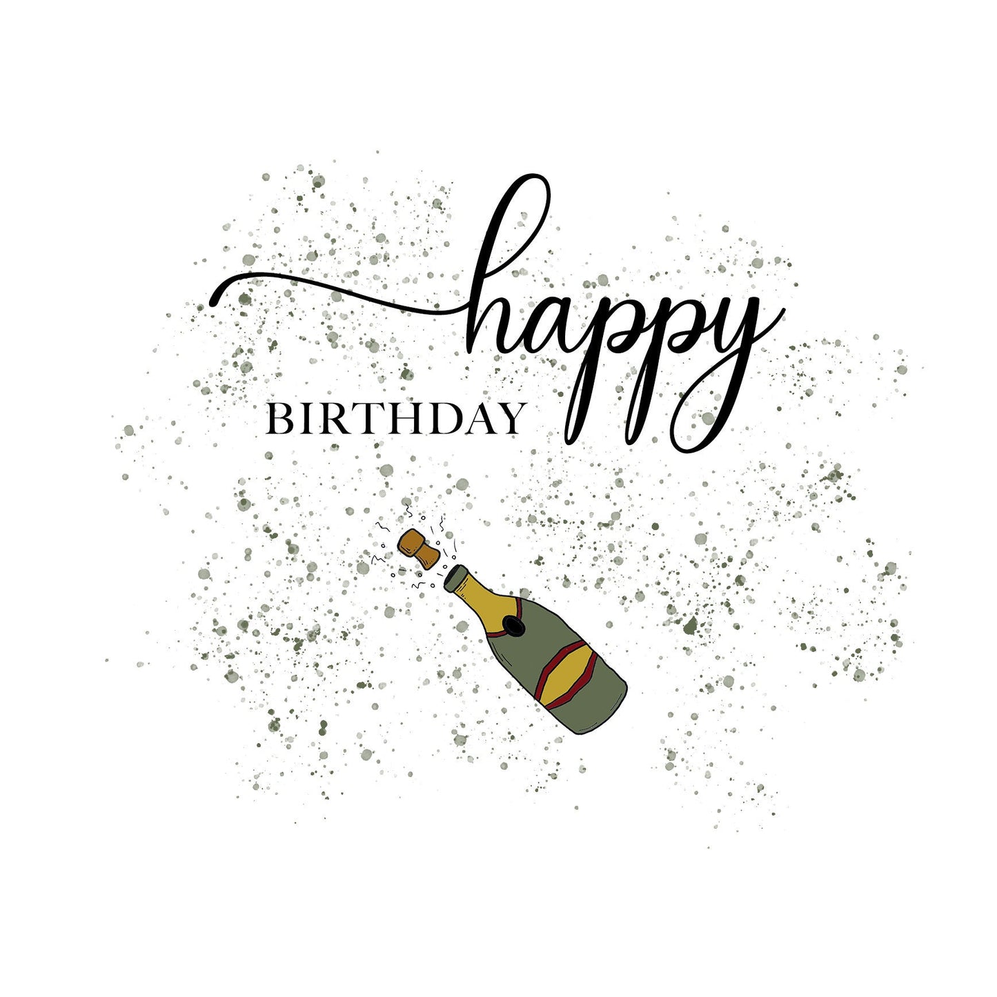 Personalised Happy Birthday Card