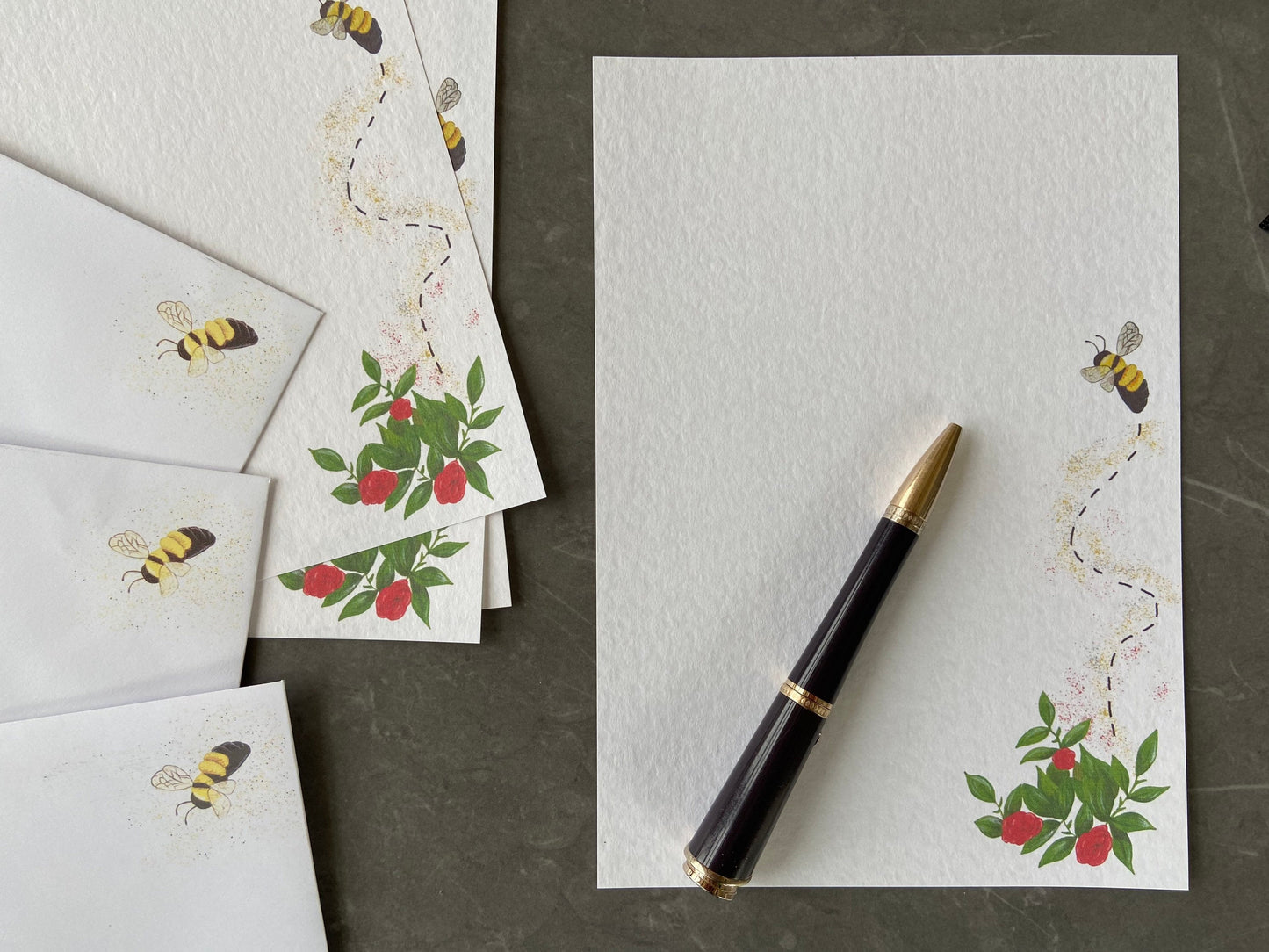 Bee Writing Paper Set