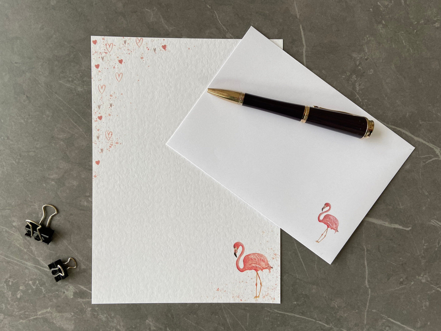 Flamingo Writing Paper Set