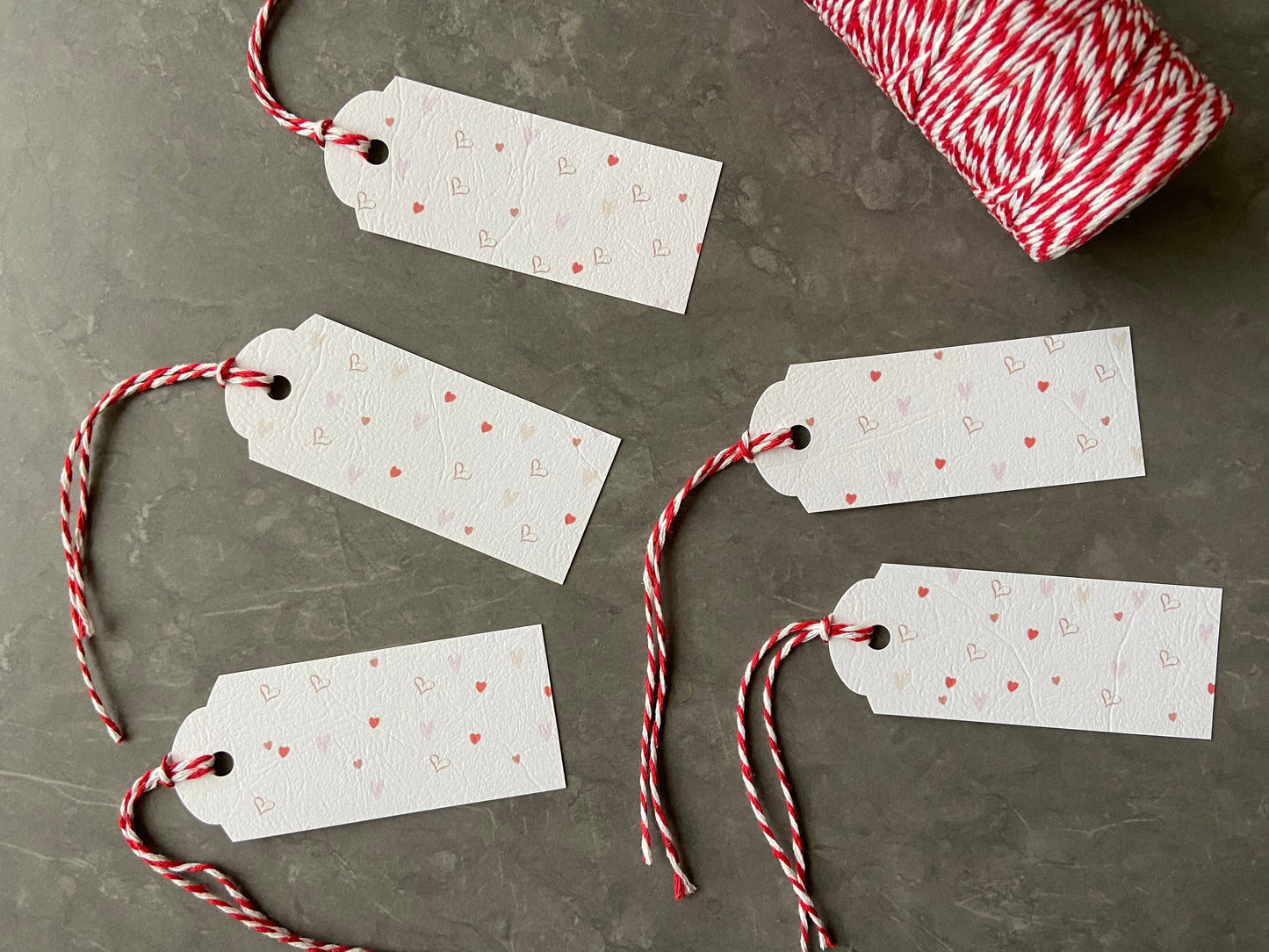 Heart Pattern Gift Tags