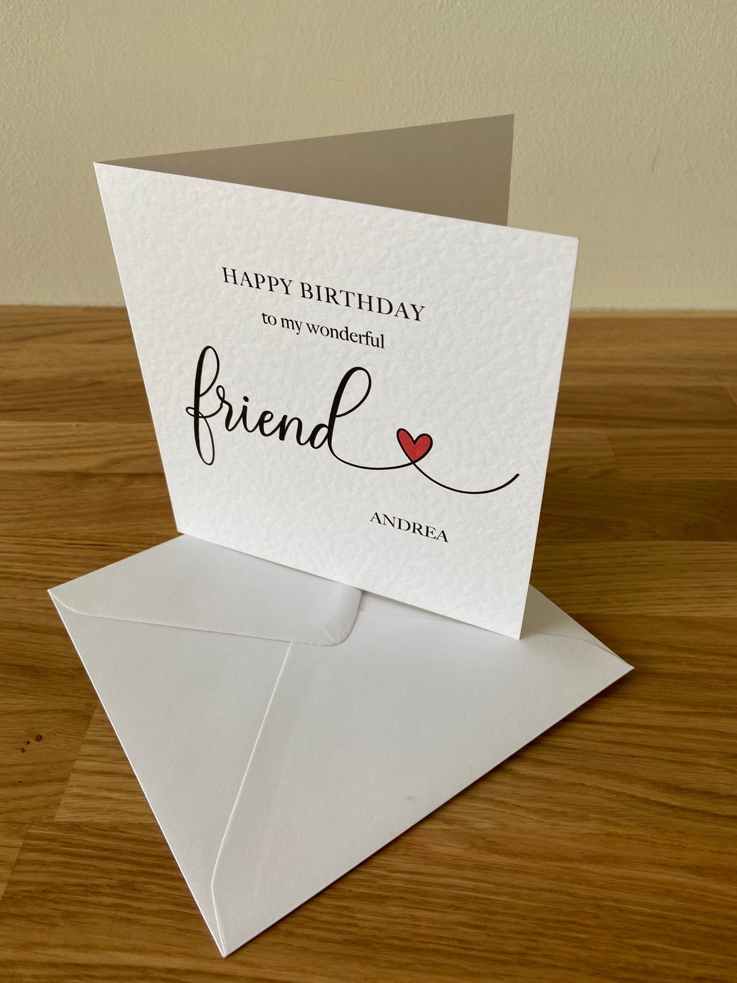 Personalised Friend Birthday Card