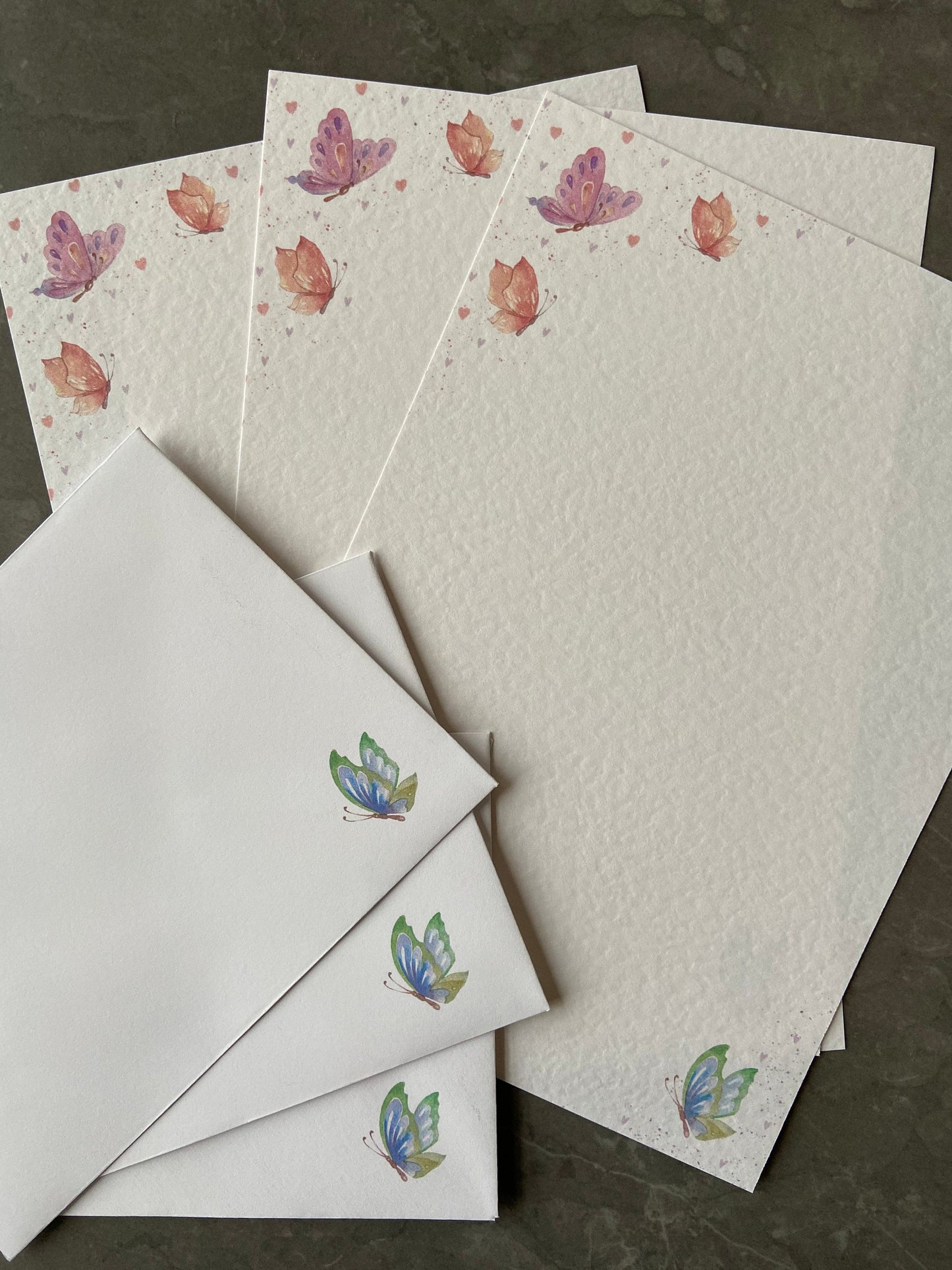 Butterfly Writing Paper Set