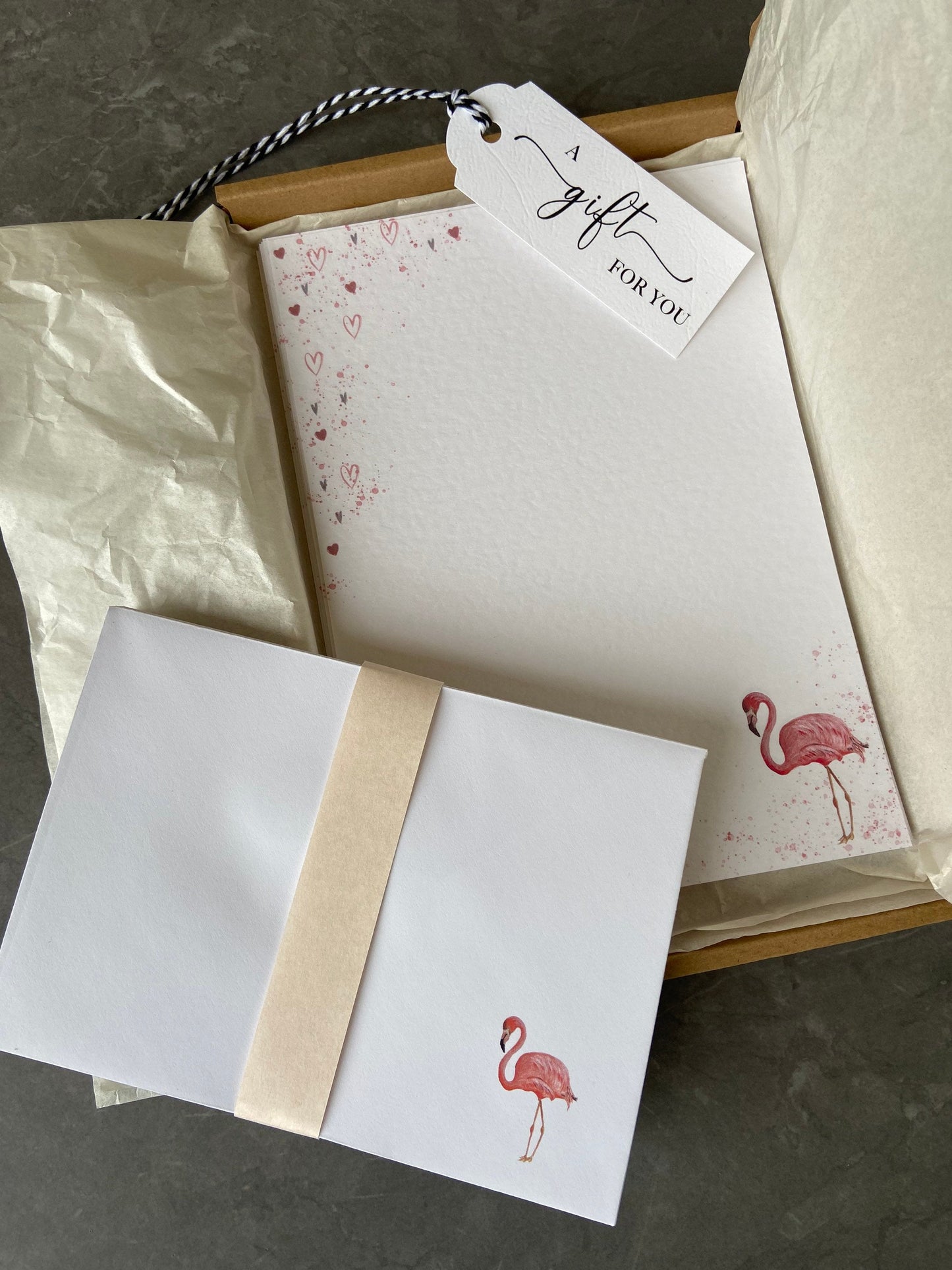 Flamingo Writing Paper Set