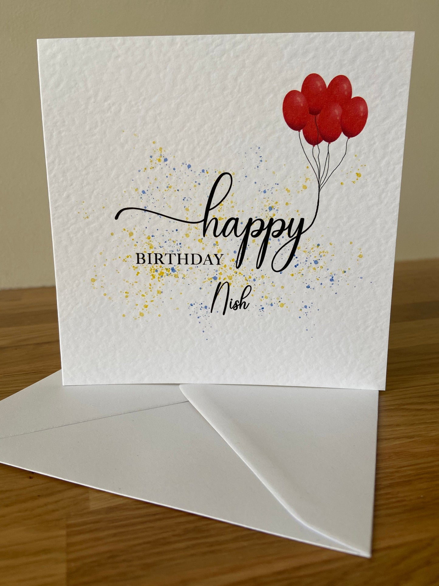 Personalised Birthday Card